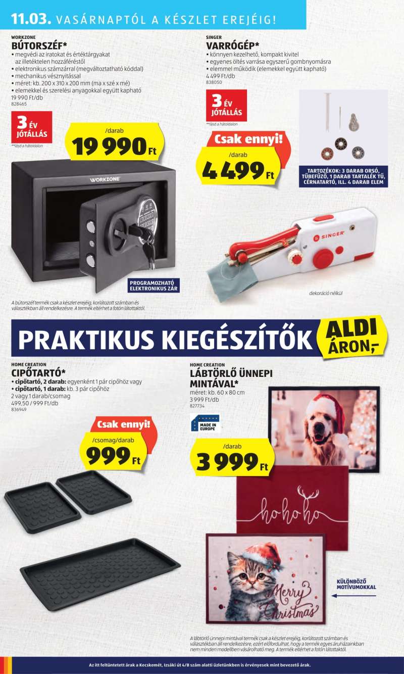 Aldi Akciós újság Aldi 46 oldal