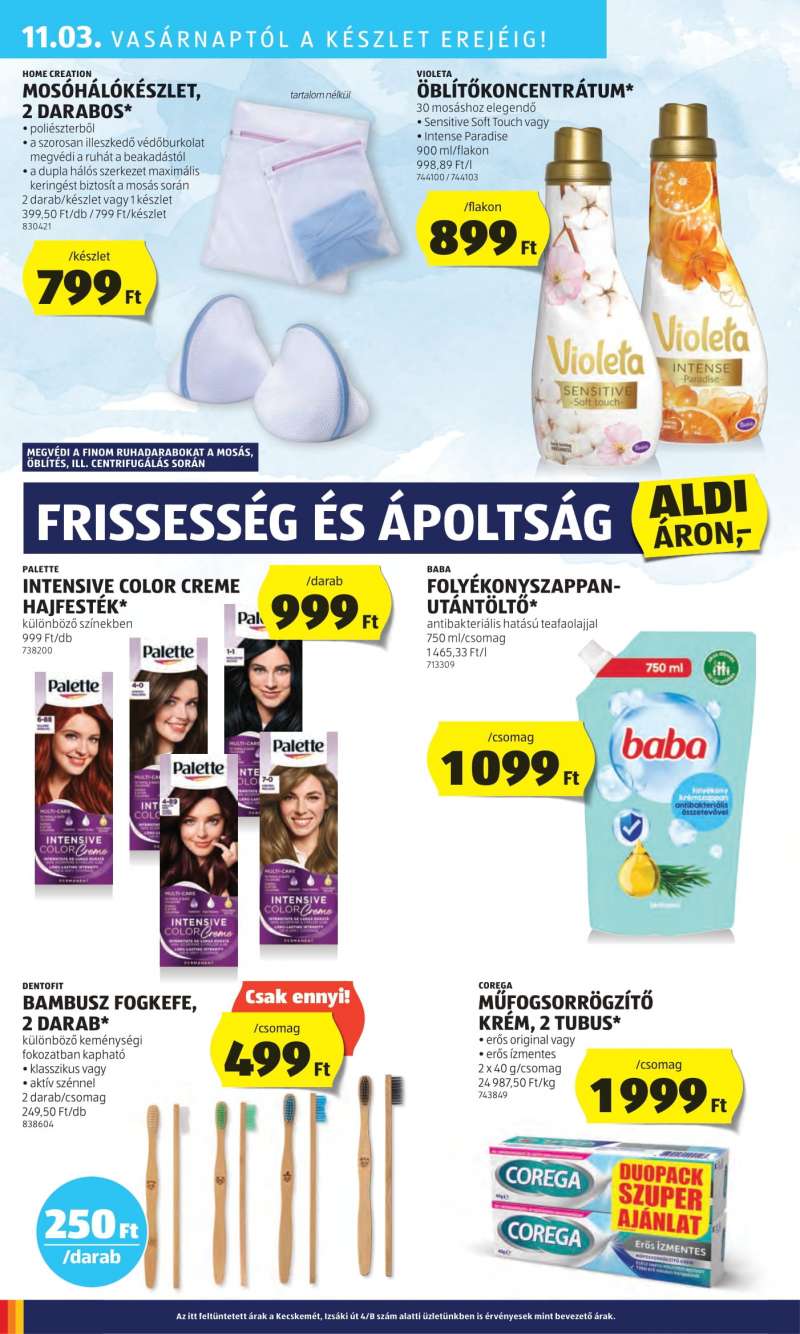 Aldi Akciós újság Aldi 48 oldal