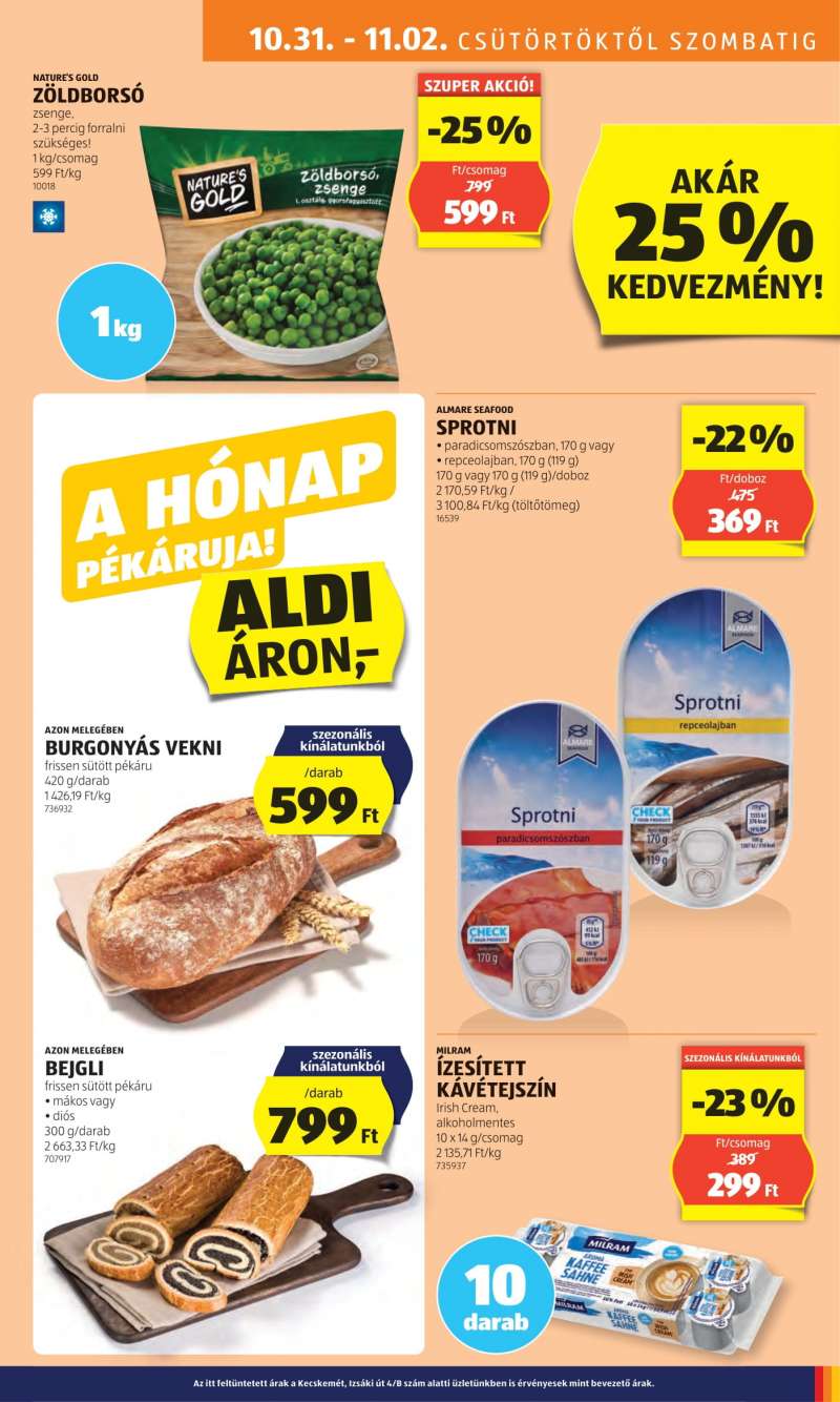 Aldi Akciós újság Aldi 9 oldal