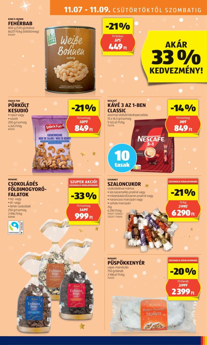 Aldi Akciós Újság 11 oldal