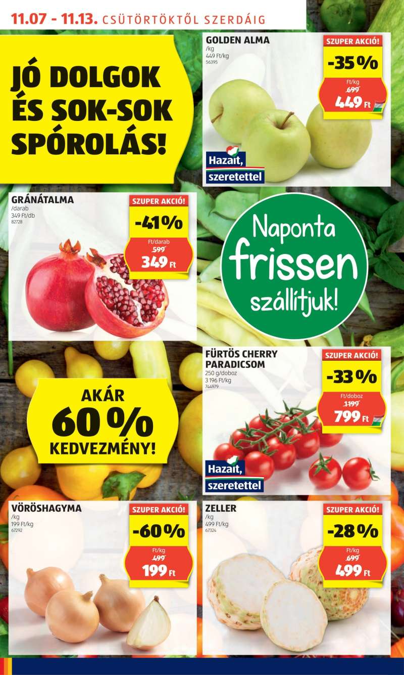 Aldi Akciós Újság 4 oldal