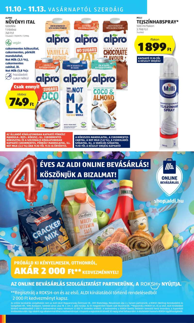 Aldi Akciós Újság 48 oldal