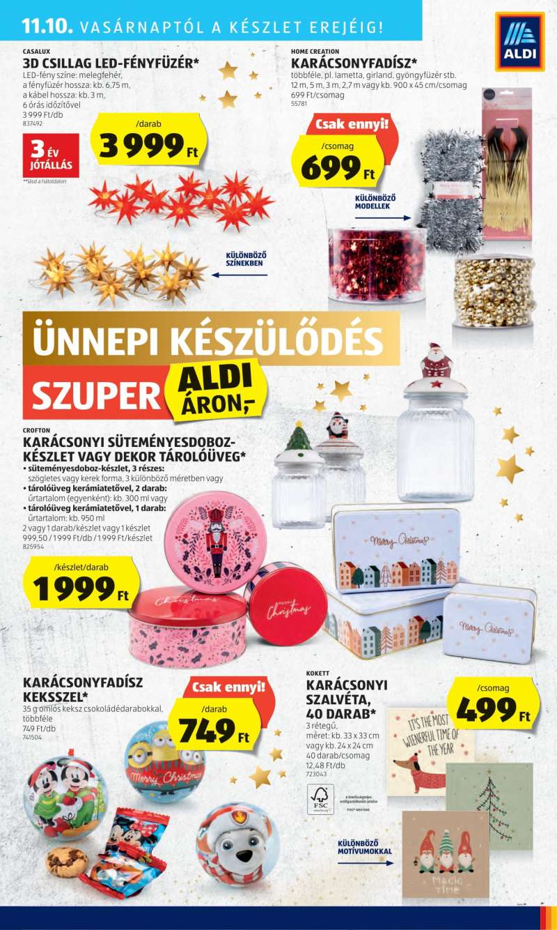 Aldi Akciós Újság 49 oldal