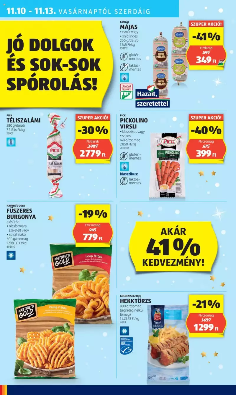 Aldi Akciós újság Aldi 38 oldal