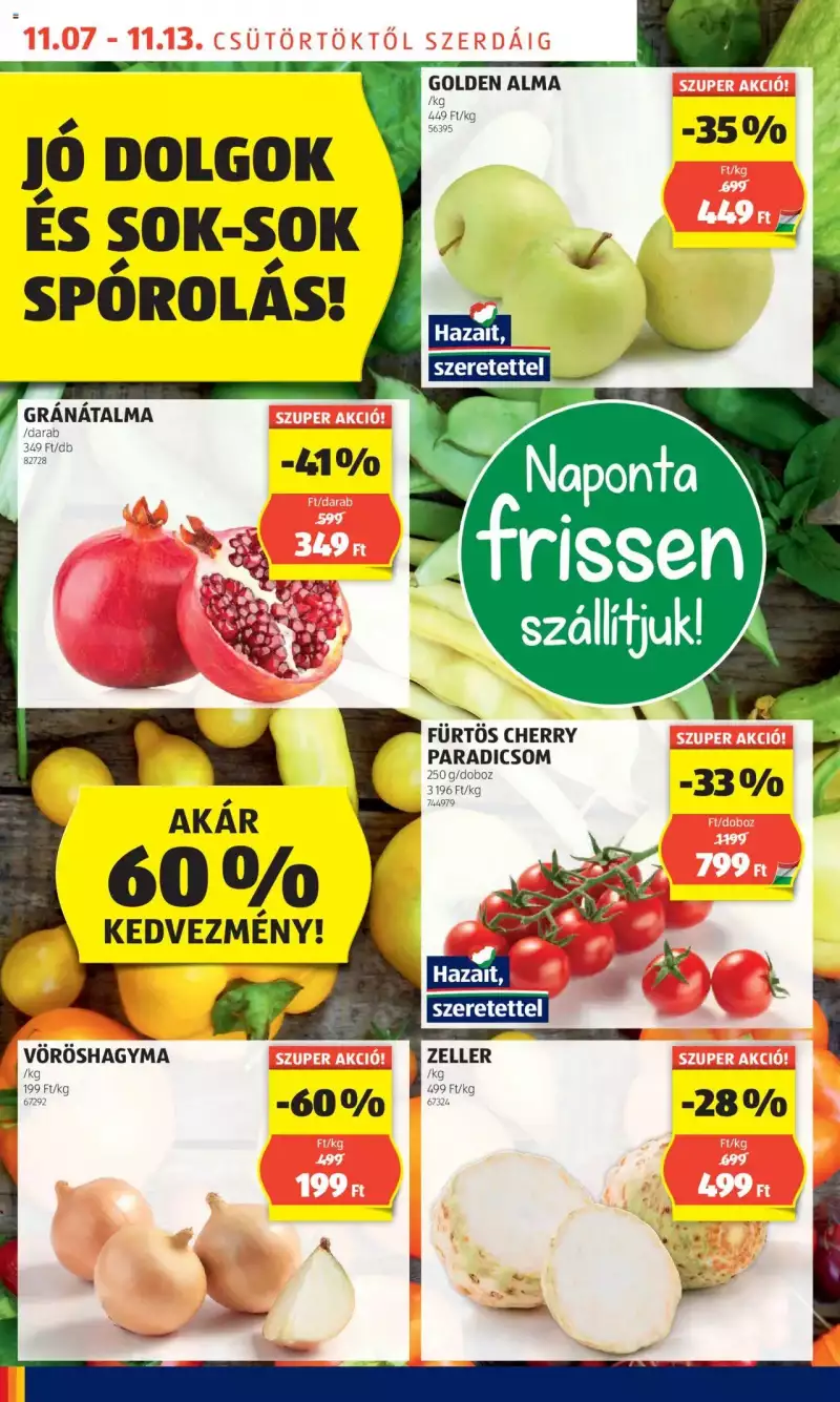 Aldi Akciós újság Aldi 4 oldal