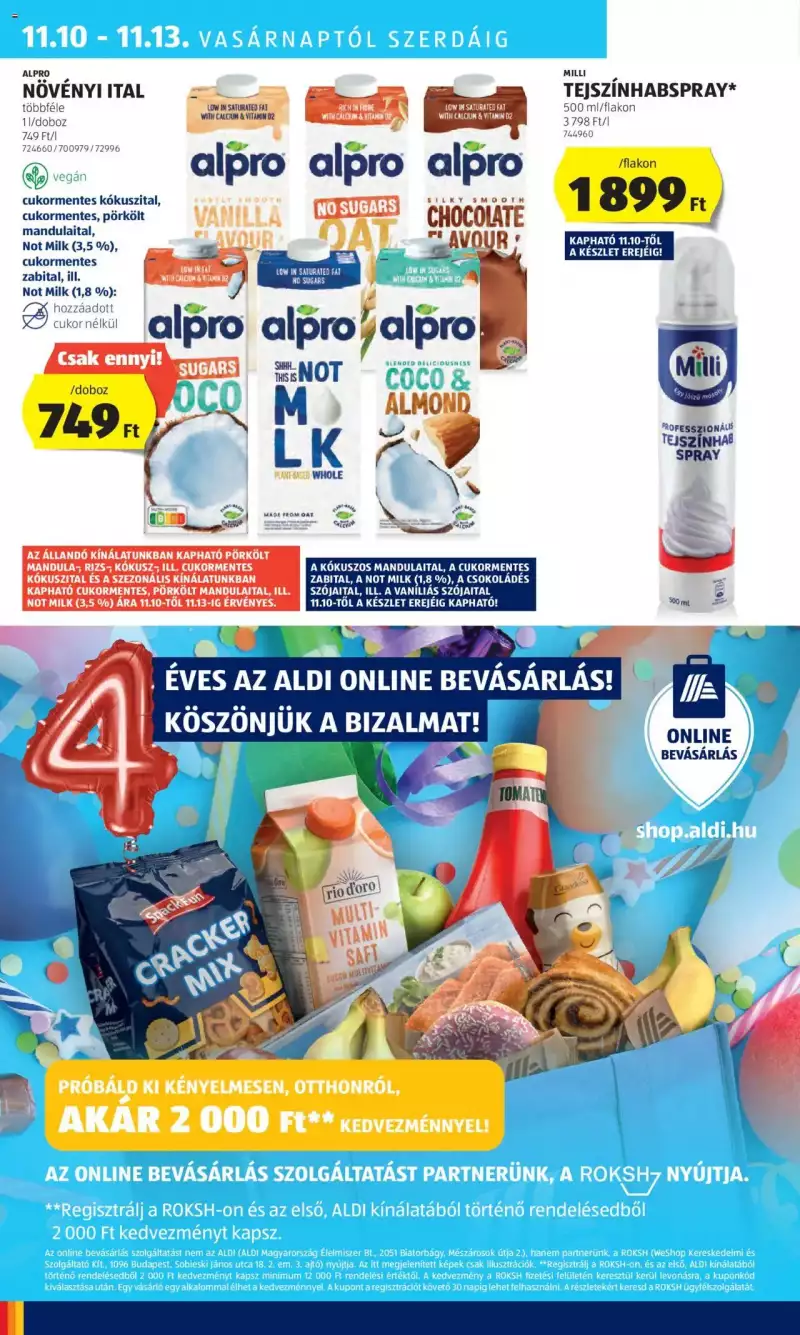 Aldi Akciós újság Aldi 48 oldal