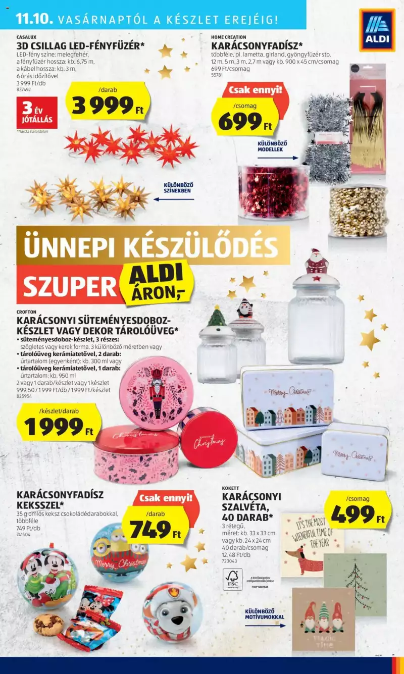 Aldi Akciós újság Aldi 49 oldal