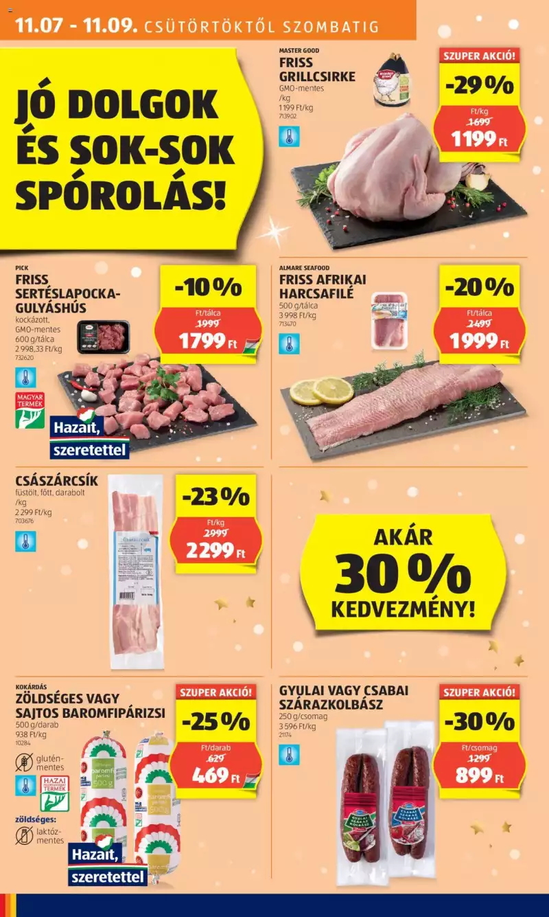 Aldi Akciós újság Aldi 8 oldal