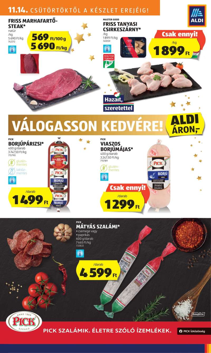 Aldi Akciós Újság 13 oldal