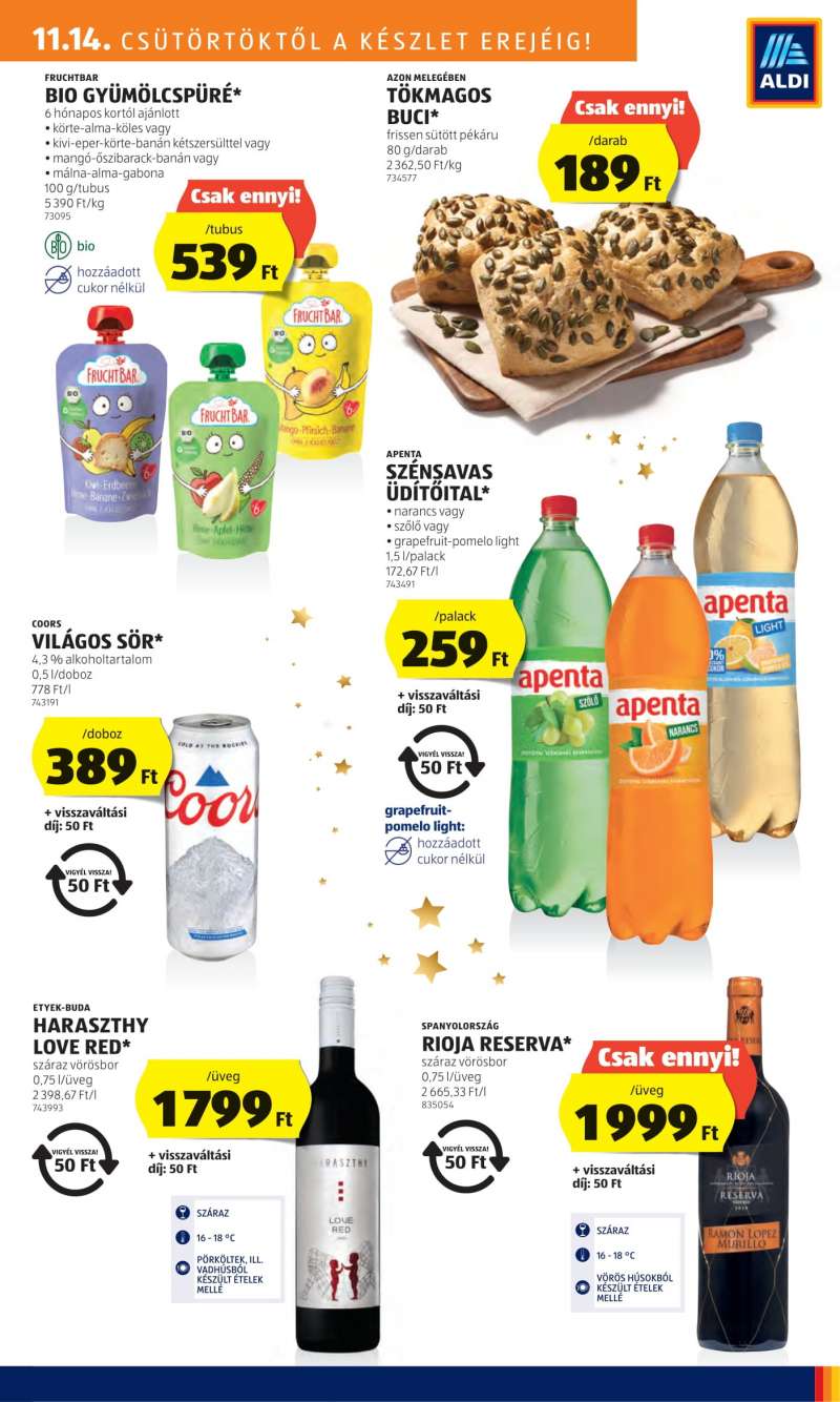 Aldi Akciós Újság 15 oldal