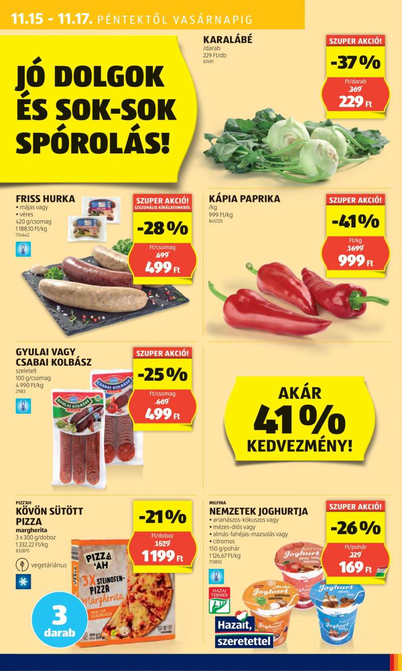 Aldi Akciós Újság 61 oldal