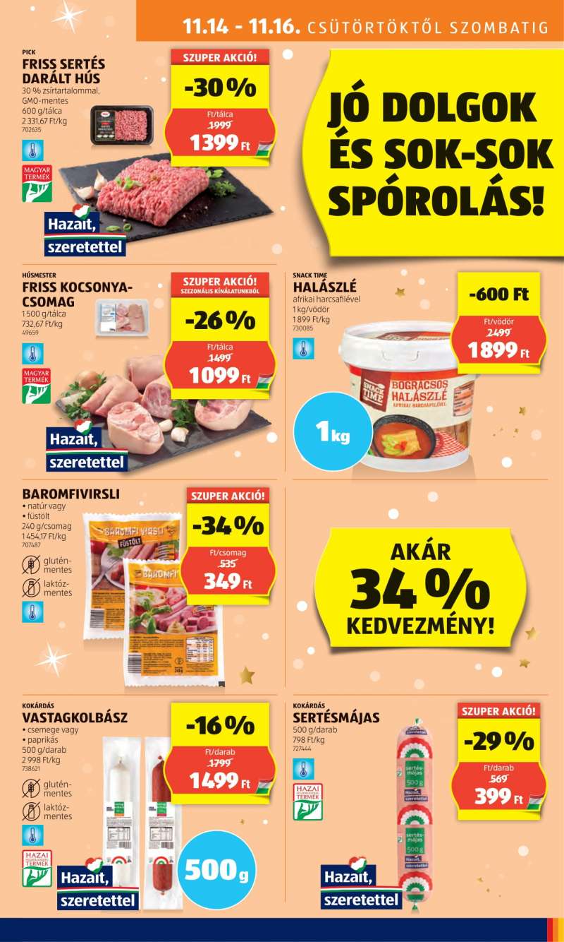 Aldi Akciós Újság 7 oldal