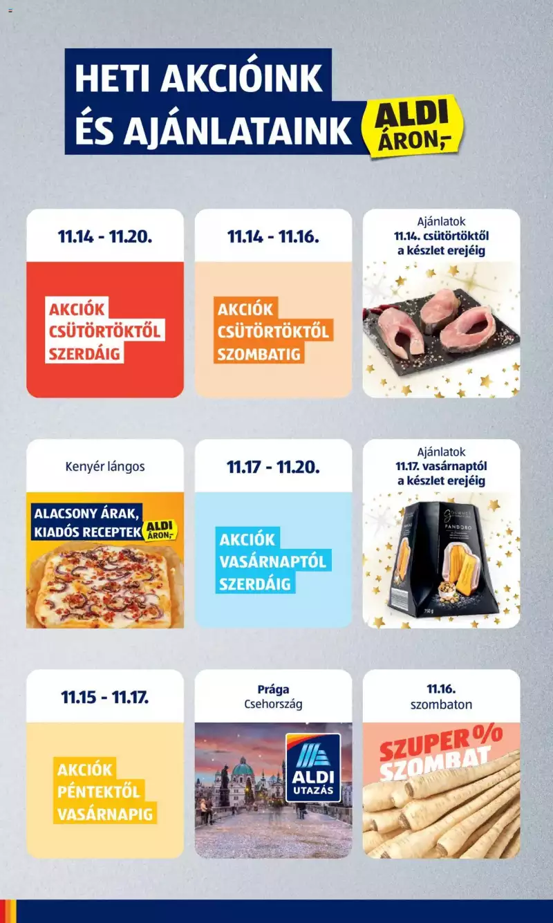 Aldi Akciós újság Aldi 2 oldal