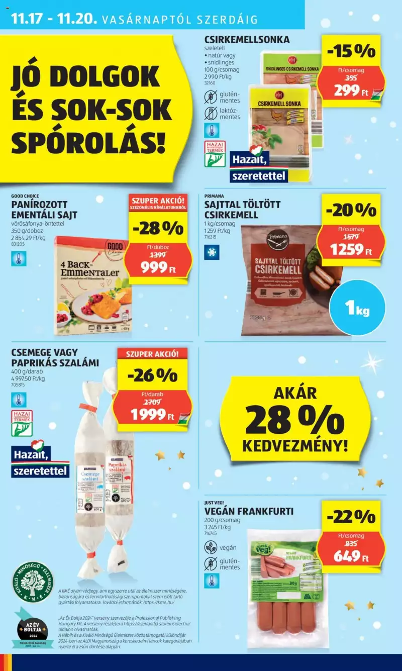 Aldi Akciós újság Aldi 36 oldal