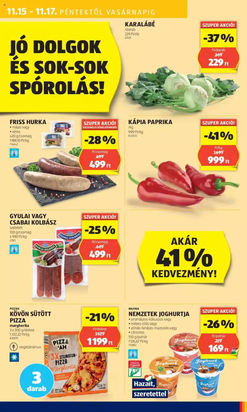 Aldi Akciós újság Aldi 61 oldal