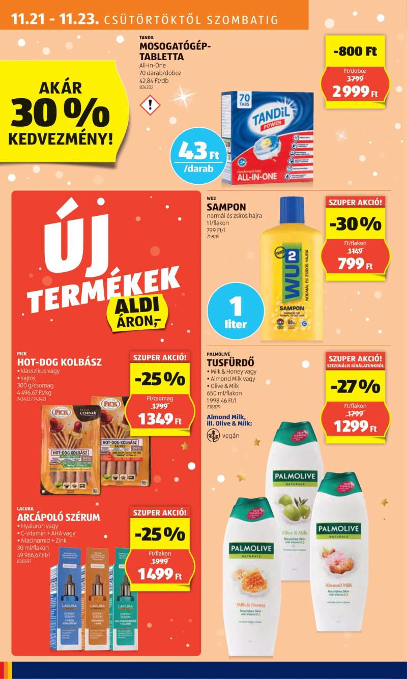 Aldi Akciós Újság 18 oldal