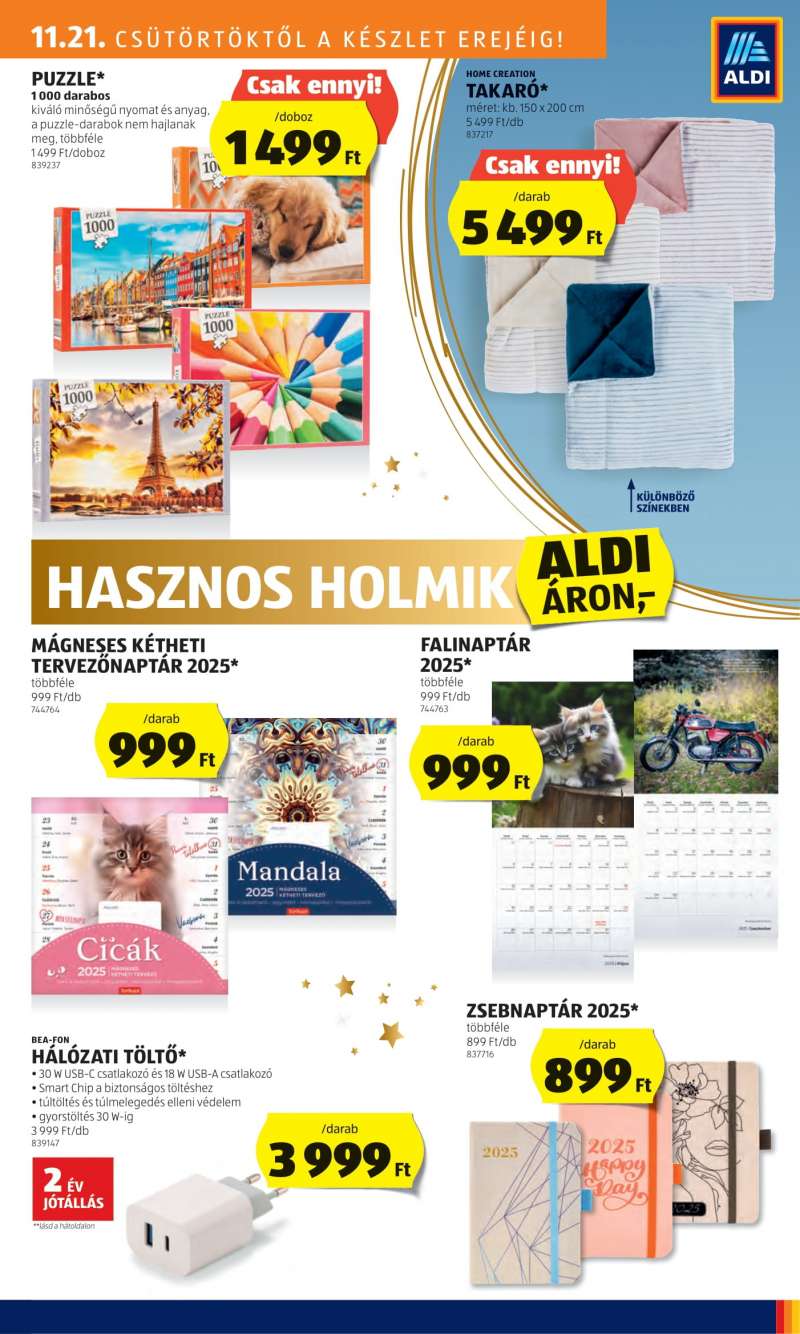 Aldi Akciós Újság 39 oldal