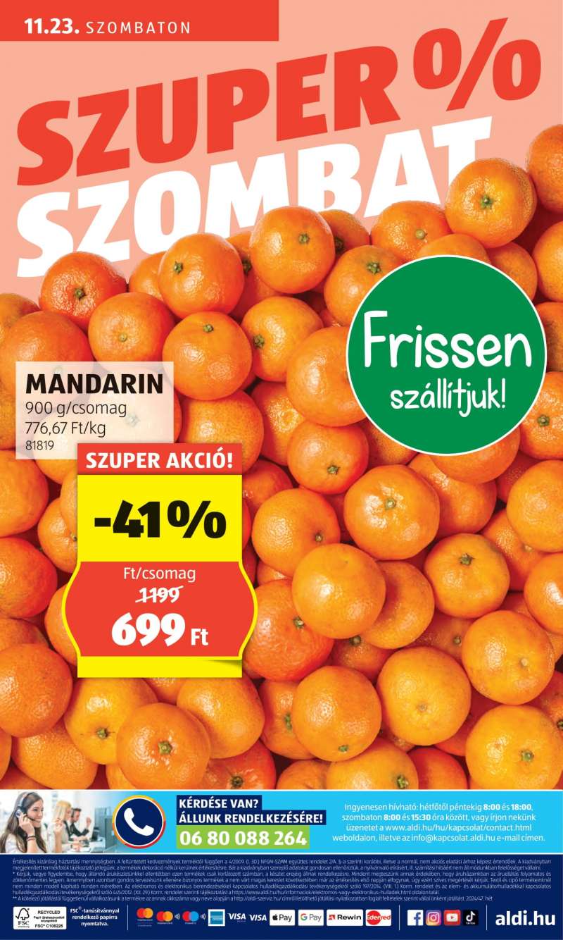 Aldi Akciós Újság 75 oldal