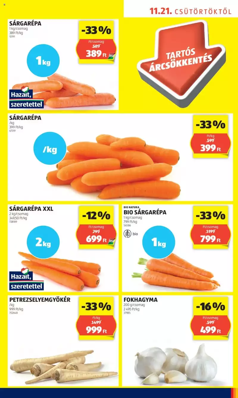 Aldi Akciós újság Aldi 11 oldal