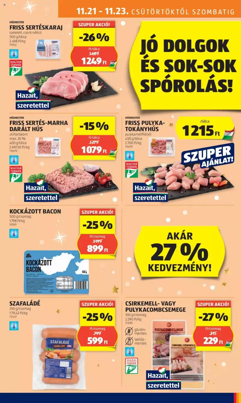 Aldi Akciós újság Aldi 13 oldal