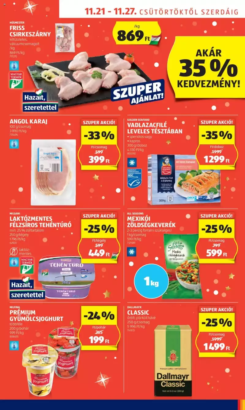 Aldi Akciós újság Aldi 5 oldal