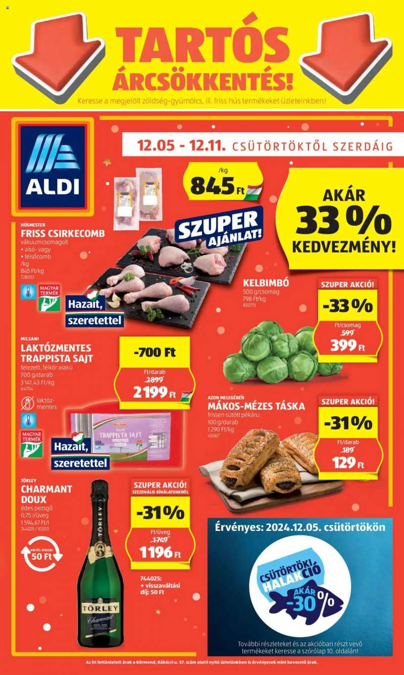 Aldi Akciós újság Aldi 1 oldal