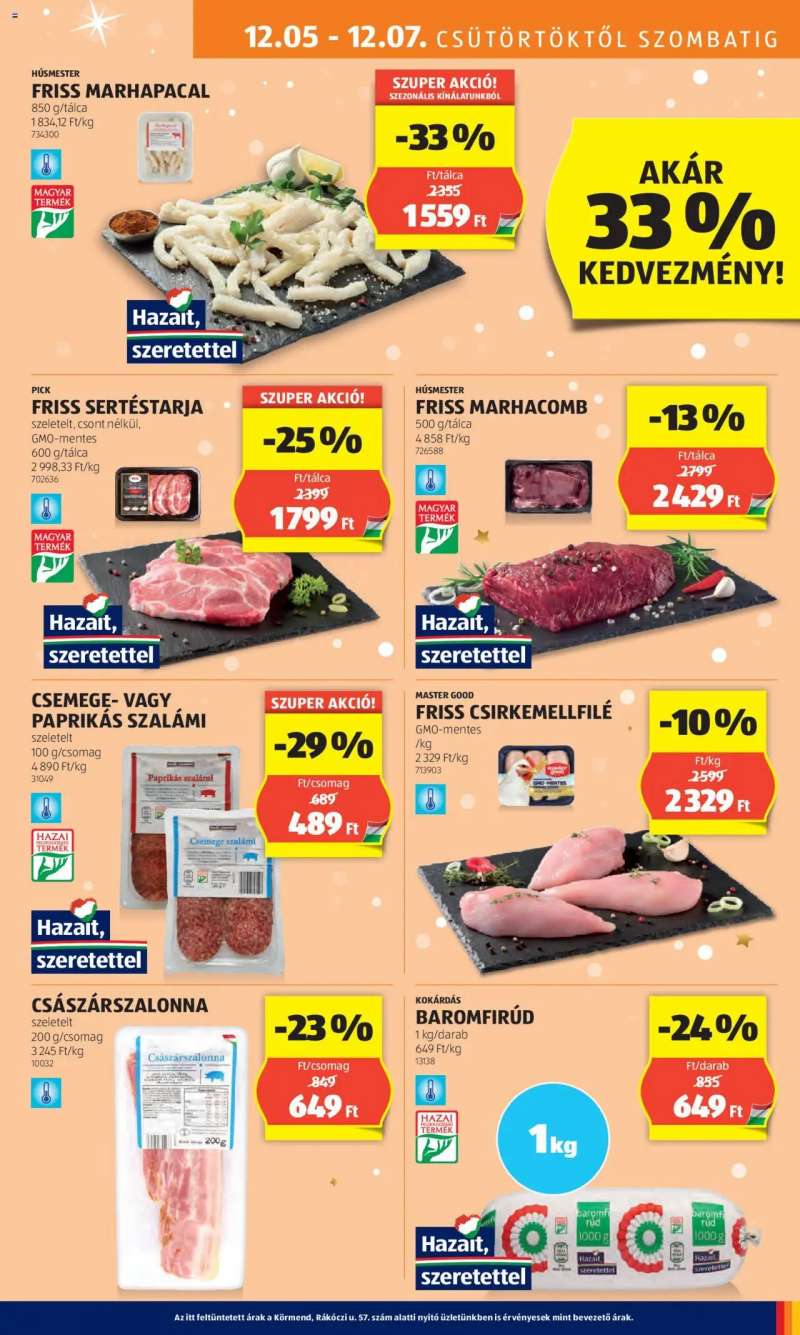 Aldi Akciós újság Aldi 11 oldal