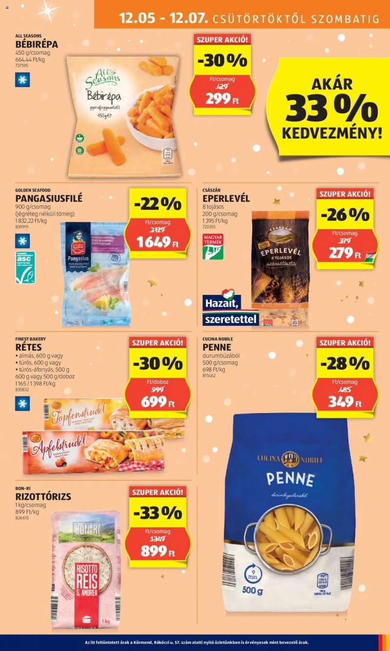 Aldi Akciós újság Aldi 13 oldal