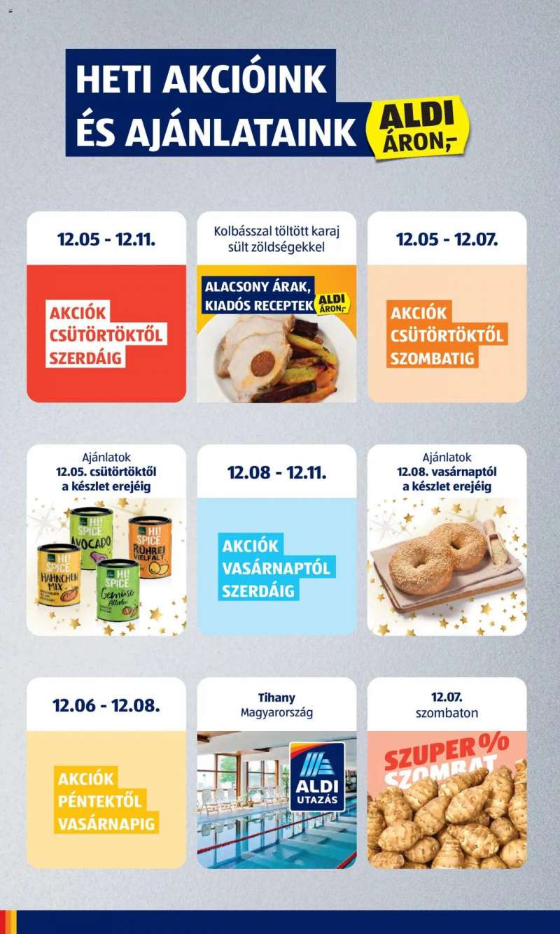 Aldi Akciós újság Aldi 2 oldal