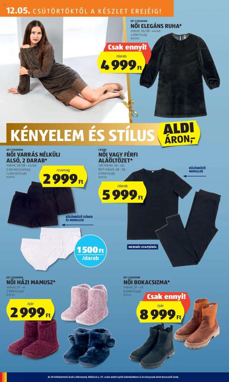 Aldi Akciós újság Aldi 34 oldal