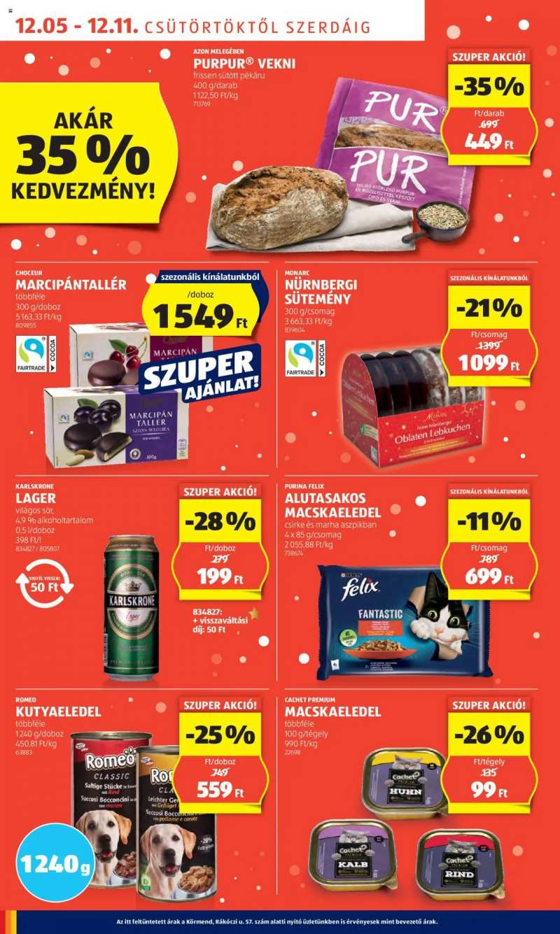 Aldi Akciós újság Aldi 6 oldal