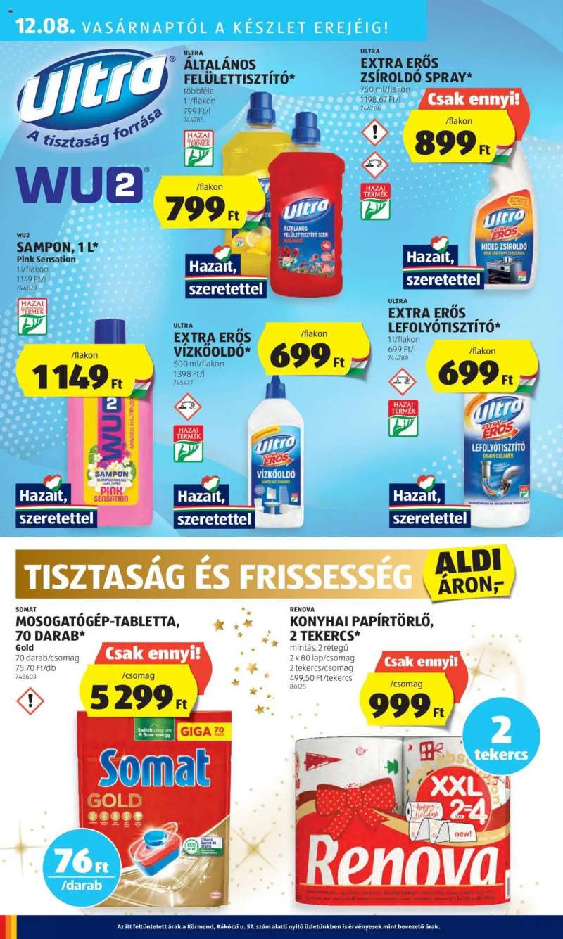 Aldi Akciós újság Aldi 66 oldal