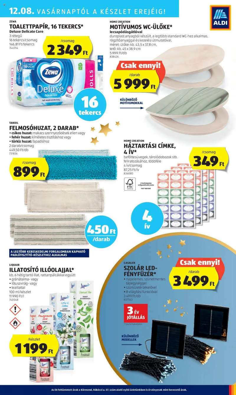 Aldi Akciós újság Aldi 67 oldal