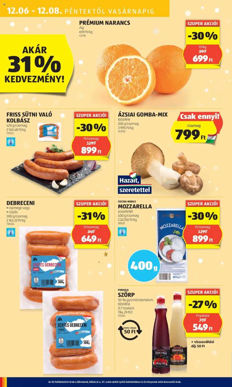 Aldi Akciós újság Aldi 68 oldal