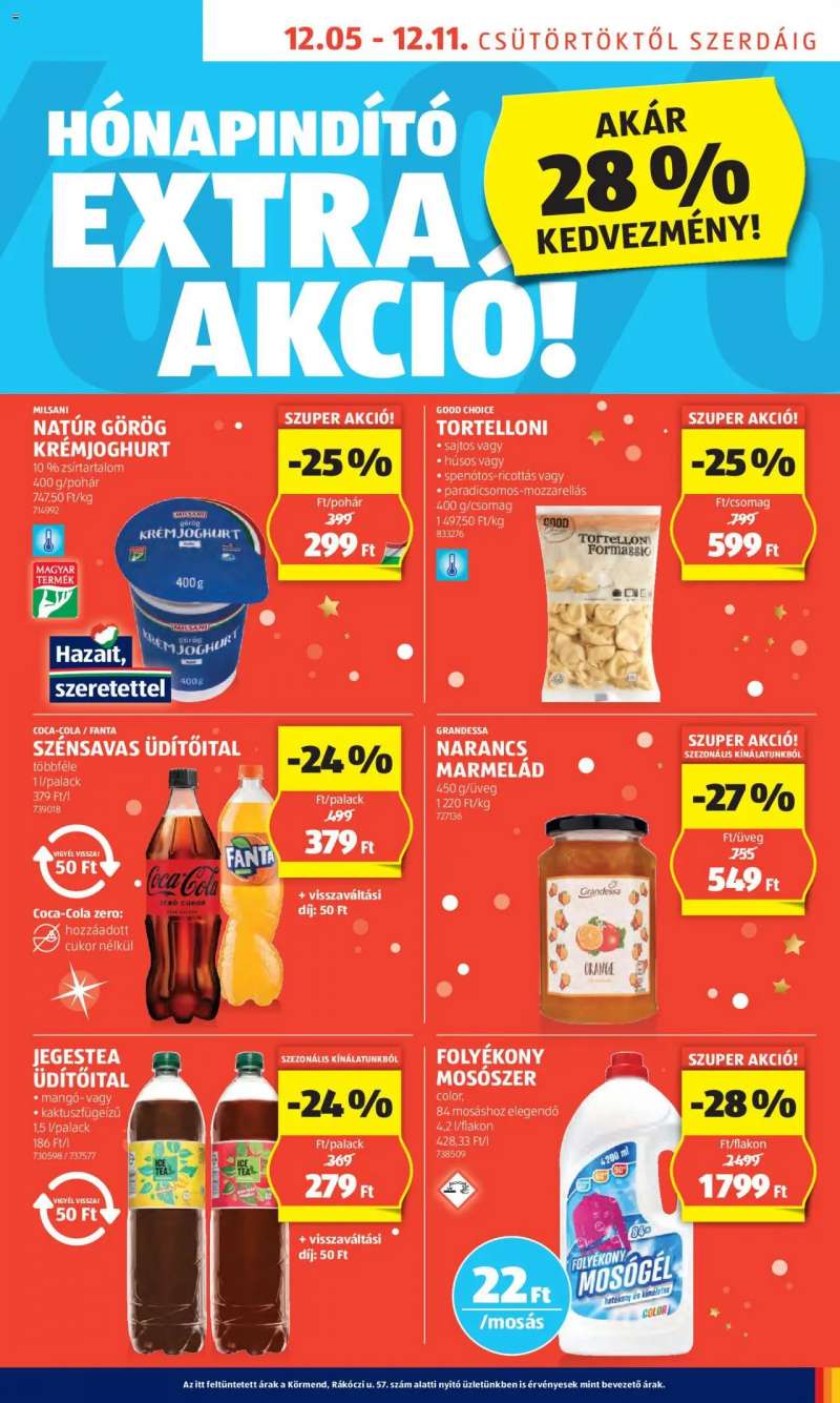 Aldi Akciós újság Aldi 7 oldal