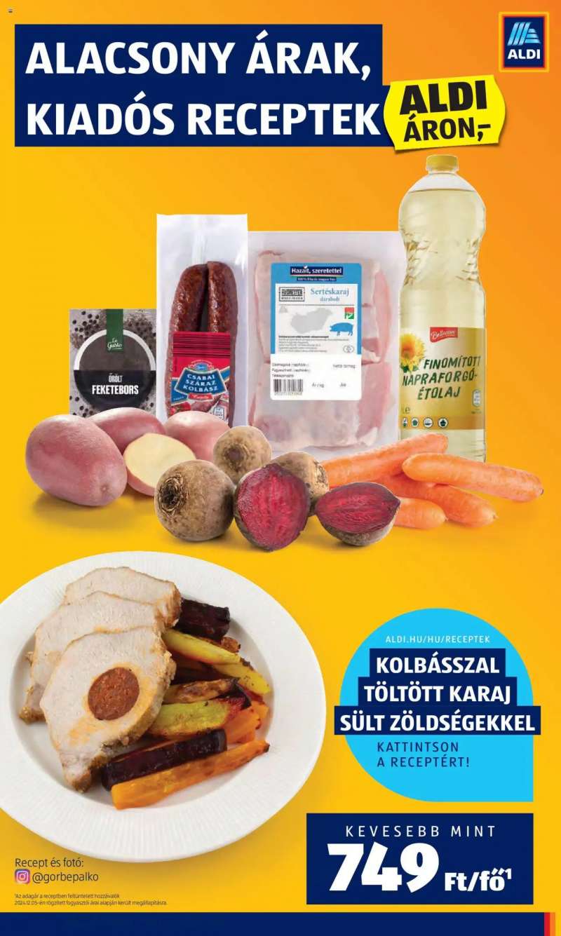 Aldi Akciós újság Aldi 9 oldal