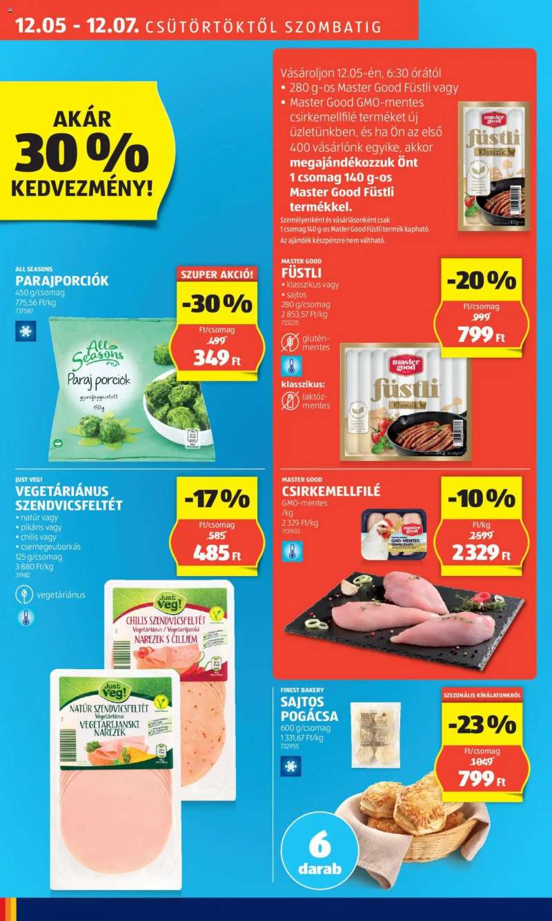 Aldi Nyitási ajánlatok / Körmend 2 oldal