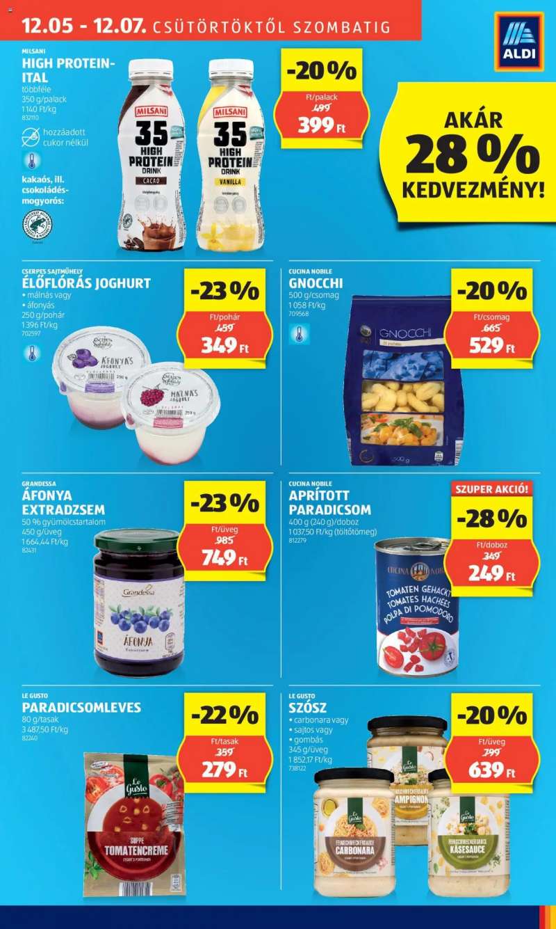 Aldi Nyitási ajánlatok / Körmend 3 oldal