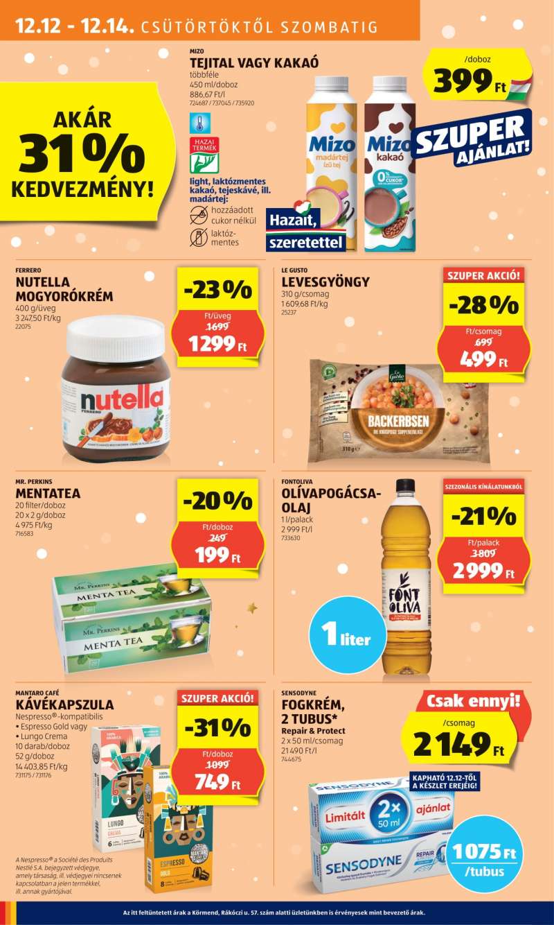 Aldi Akciós Újság 10 oldal