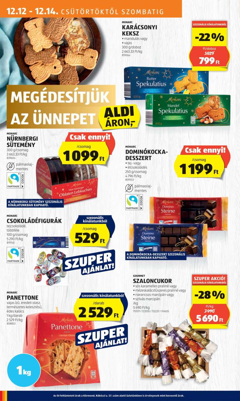 Aldi Akciós Újság 12 oldal