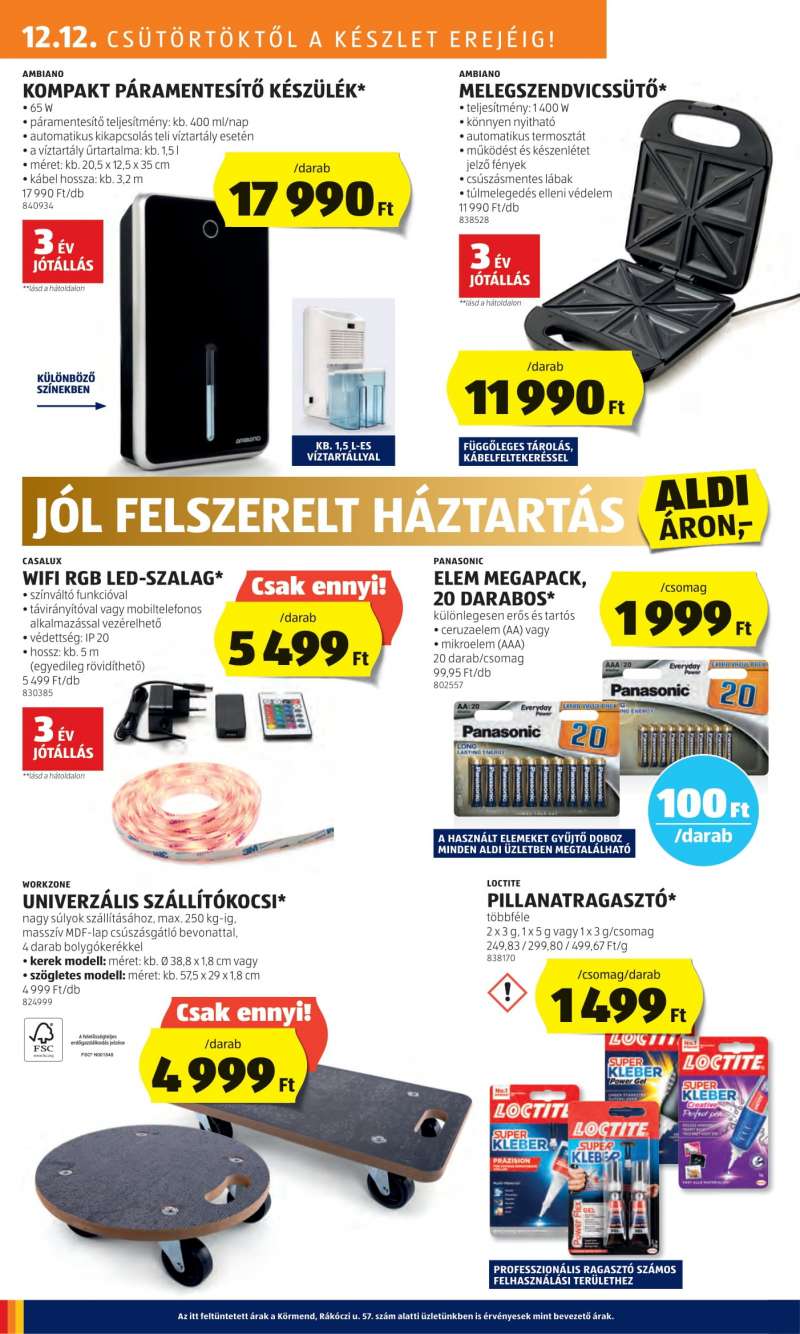 Aldi Akciós Újság 34 oldal