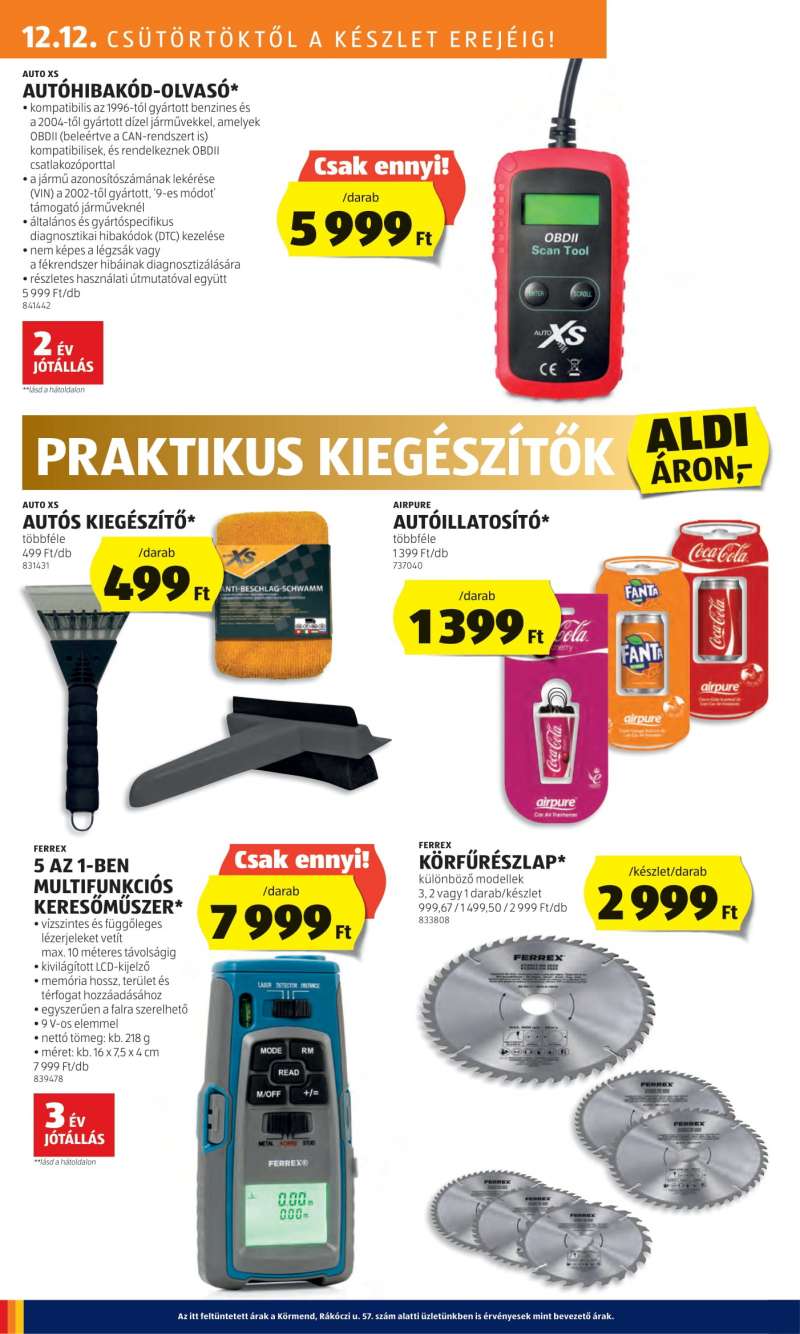 Aldi Akciós Újság 36 oldal