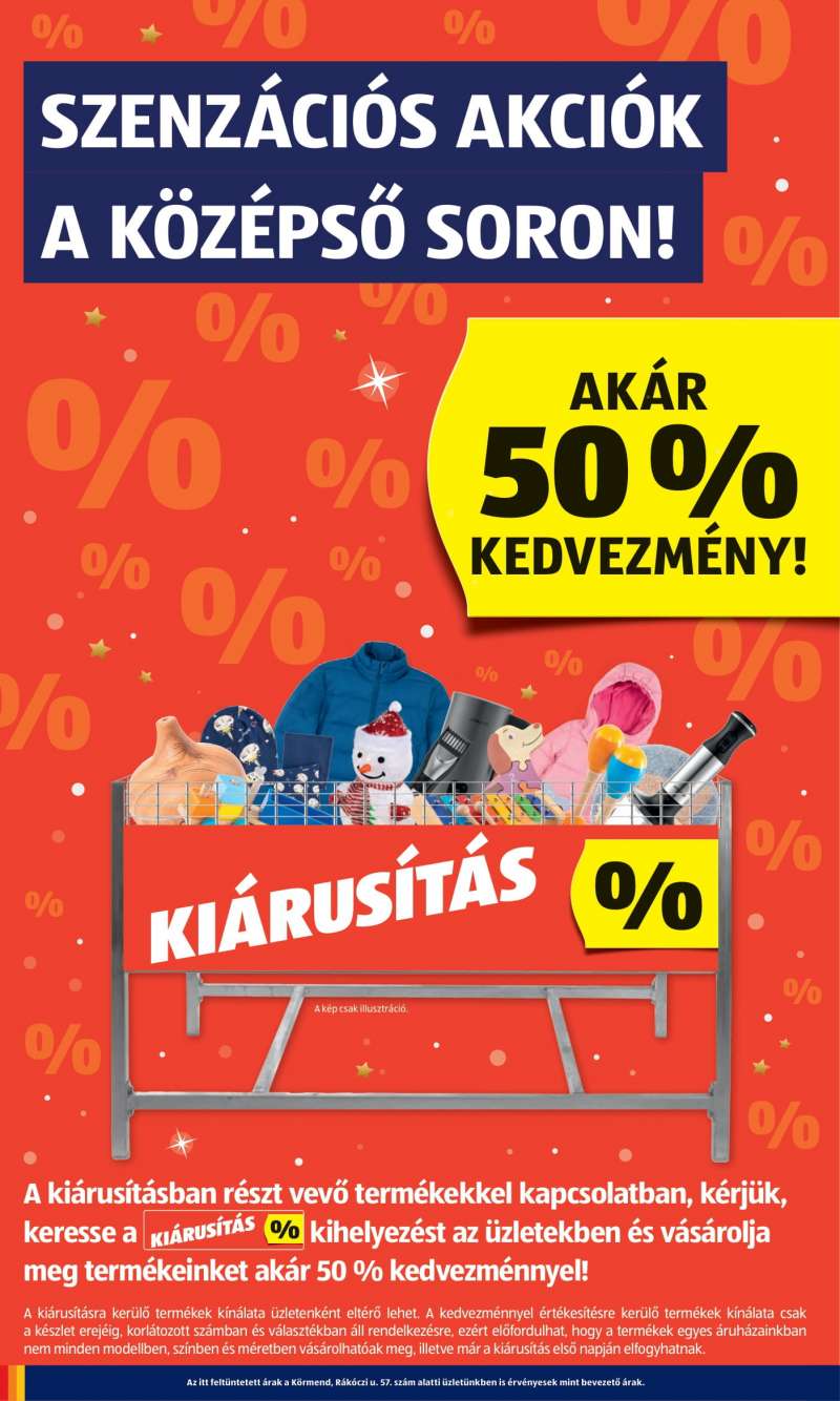 Aldi Akciós Újság 38 oldal