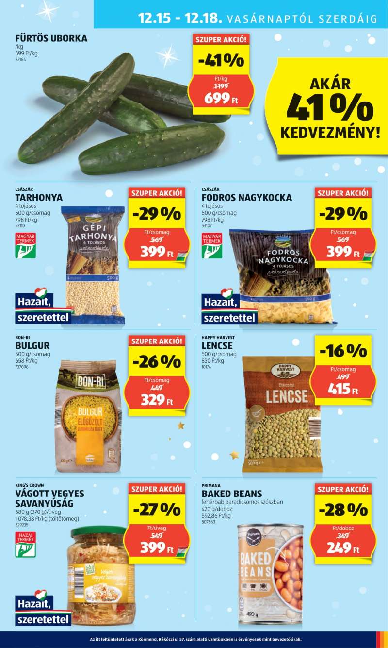 Aldi Akciós Újság 41 oldal