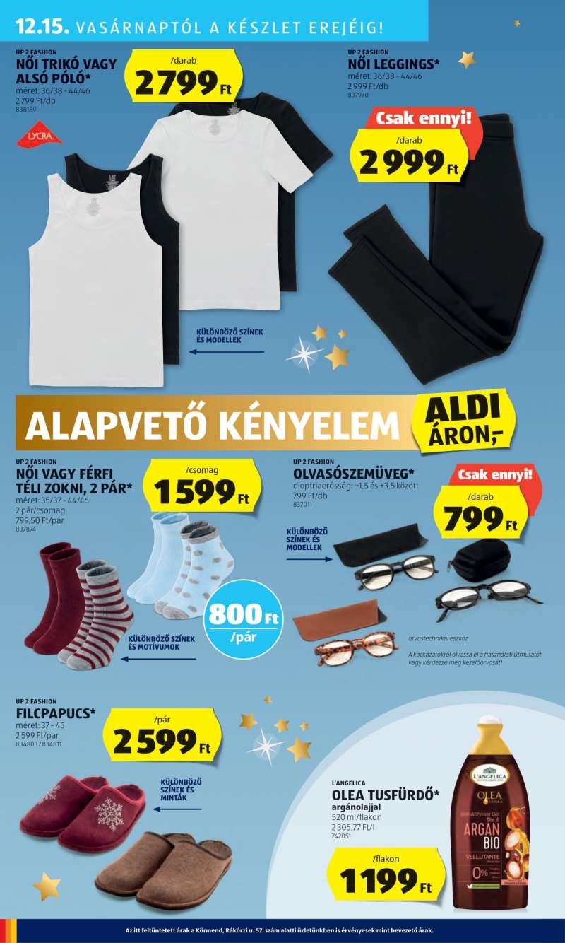 Aldi Akciós Újság 62 oldal