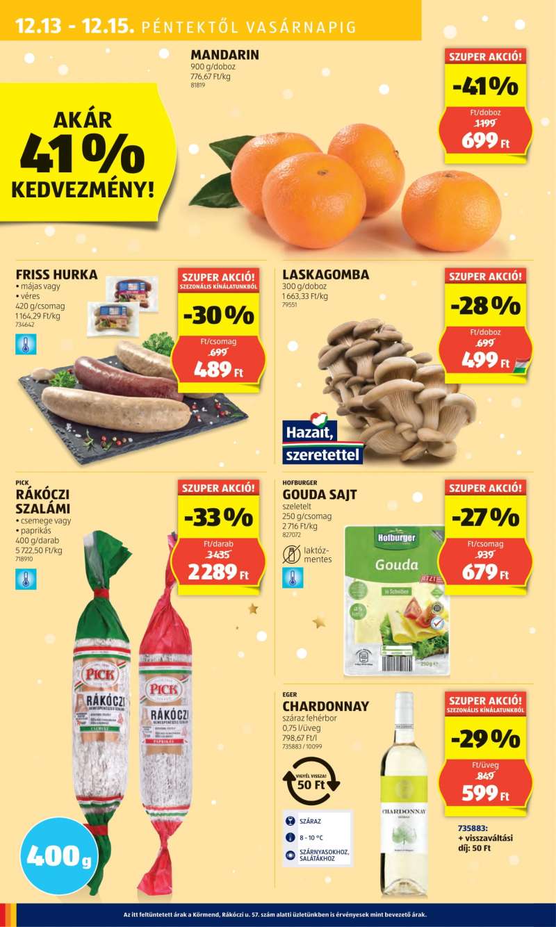 Aldi Akciós Újság 68 oldal