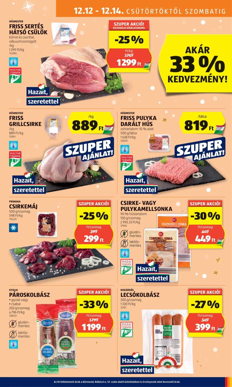 Aldi Akciós Újság 7 oldal