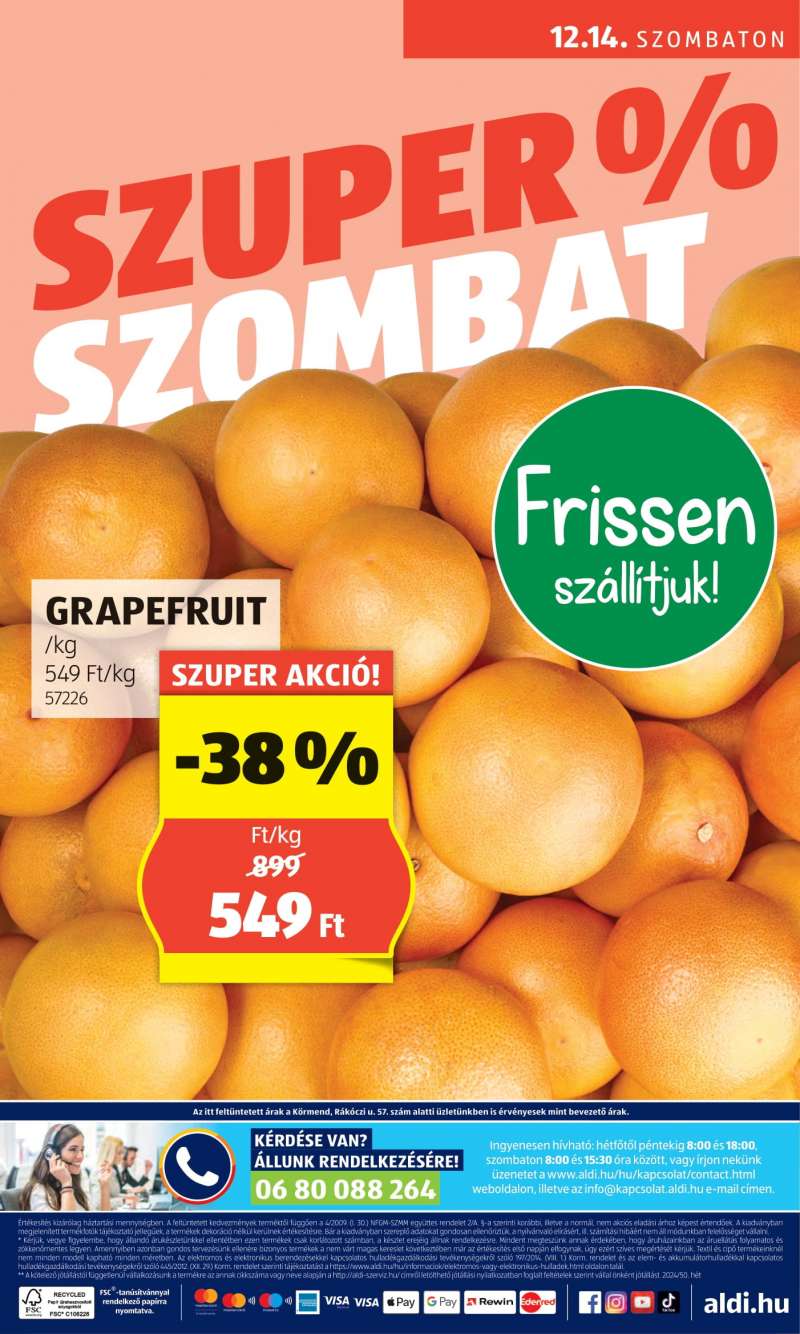 Aldi Akciós Újság 73 oldal