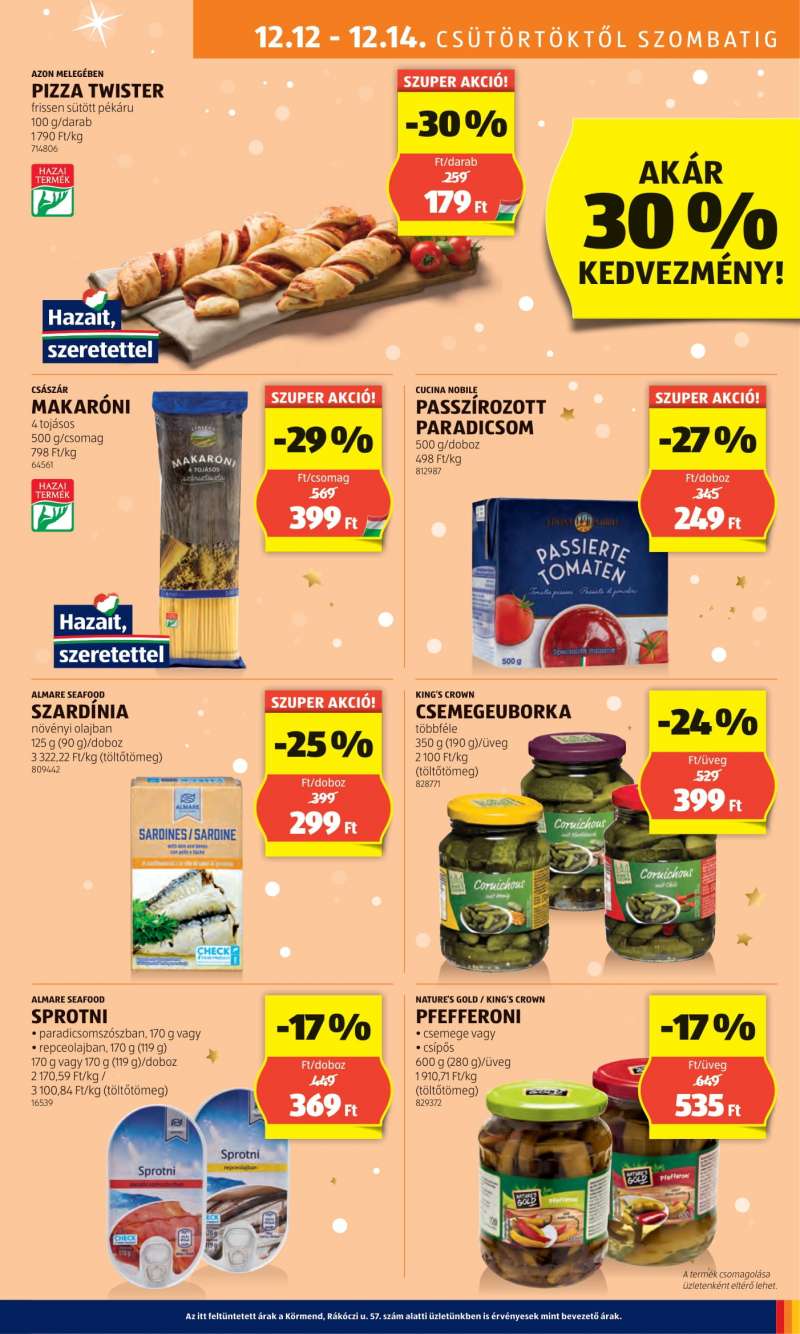 Aldi Akciós Újság 9 oldal