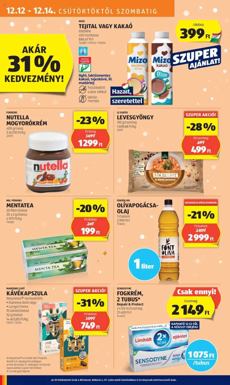 Aldi Akciós újság Aldi 10 oldal